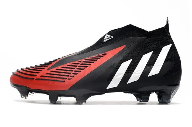 Adidas Predator branco preto dourado Firm-Ground Sapatos de futebol 6