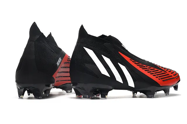 Adidas Predator branco preto dourado Firm-Ground Sapatos de futebol 8