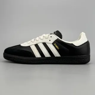 Adidas Samba أحذية رياضية أسلوب حياة أسود أبيض ذهبي