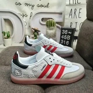 Adidas Samba Hello Kitty blanc rouge noir sneakers lifestyle