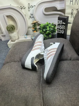Adidas Samba Off-White Beige Black Chaussures Lifestyle 6