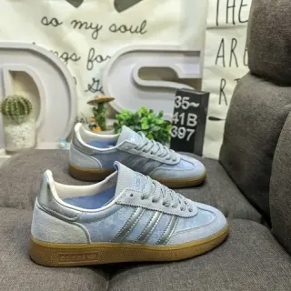 Adidas Samba OG حذاء أسلوب الحياة أزرق فاتح وفضي