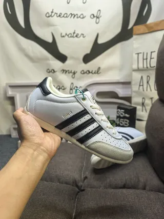Adidas Samba OG Metallic Silver Off-White حذاء رياضي نمط حياة 5