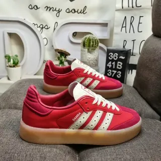 Adidas Samba Sneakers Lifestyle Rouges et Blanches