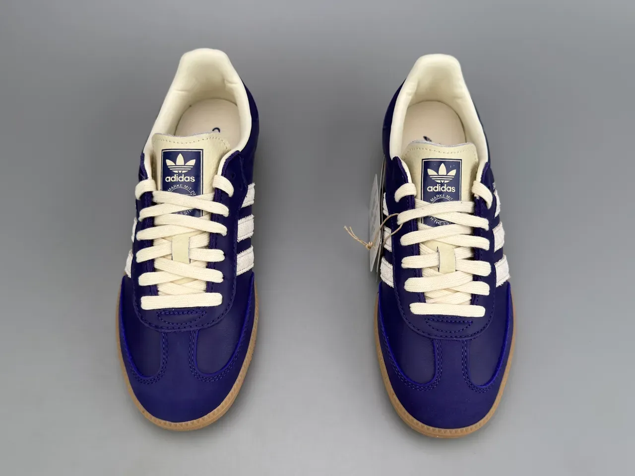 Adidas Samba Sneakers Lifestyle Bleu Royal et Crème 9