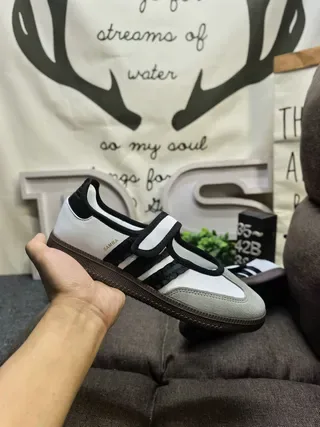Adidas Samba Blanco Negro Gris zapatillas lifestyle 5