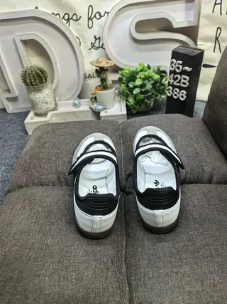 Adidas Samba Blanco Negro Gris zapatillas lifestyle 8