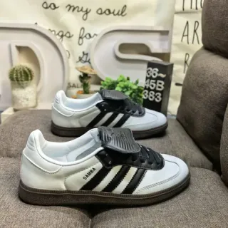 Adidas Samba White Black Gum Lifestyle Sneakers — Adidas Lifestyle Sneakers photo from the Yupoo catalog