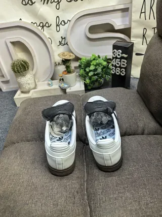 Adidas Samba White Black Gum Lifestyle Sneakers 8