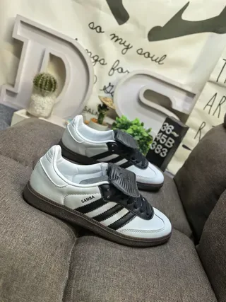 Adidas Samba White Black Gum Lifestyle Sneakers 9