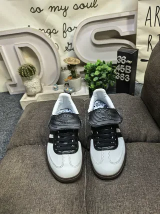 Adidas Samba White Black Gum Lifestyle Sneakers 10