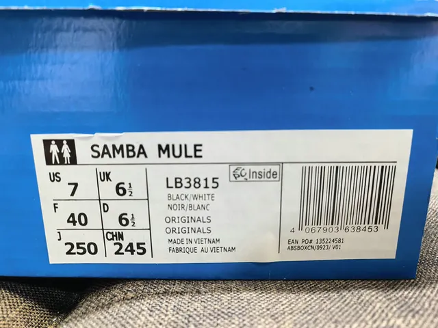 Adidas Samba 白棕胶生活方式运动鞋 2