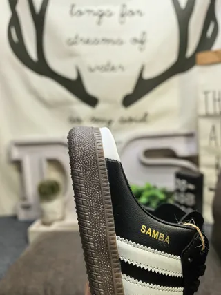 Adidas Samba 白棕胶生活方式运动鞋 13