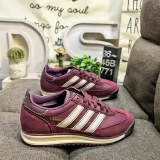 Adidas SL 72 حذاء رياضي أسلوب حياة بورجوندي كريمي