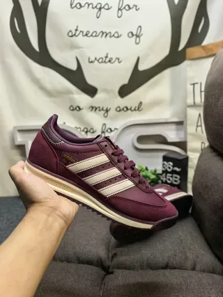 Adidas SL 72 Tênis Lifestyle Burdeos Creme 5