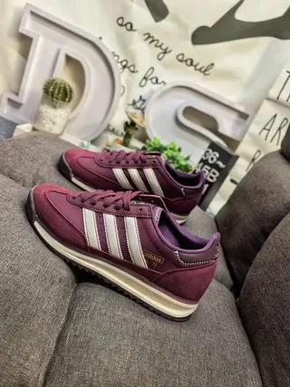 Adidas SL 72 Tênis Lifestyle Burdeos Creme 7