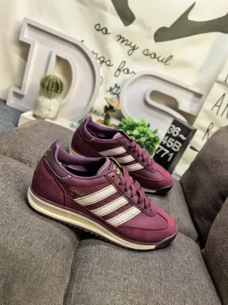 Adidas SL 72 Tênis Lifestyle Burdeos Creme 9