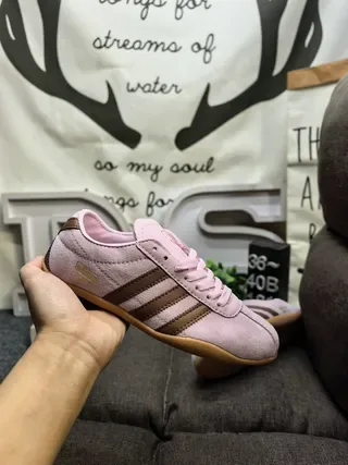 Adidas Spezial Tênis Lifestyle de Camurça Rosa Poeira e Marrom 5