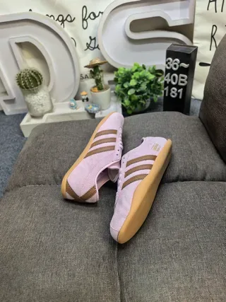 Adidas Spezial Tênis Lifestyle de Camurça Rosa Poeira e Marrom 6