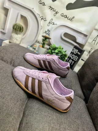Adidas Spezial Tênis Lifestyle de Camurça Rosa Poeira e Marrom 7