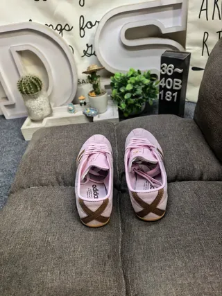 Adidas Spezial Tênis Lifestyle de Camurça Rosa Poeira e Marrom 8