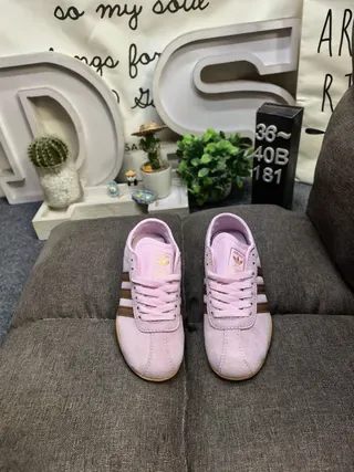 Adidas Spezial Tênis Lifestyle de Camurça Rosa Poeira e Marrom 10