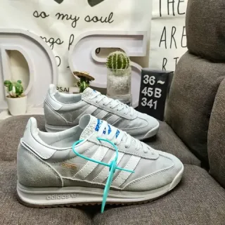 Adidas Spezial أنيلين وجلد رمادي فاتح أسلوب حياة حذاء رياضي