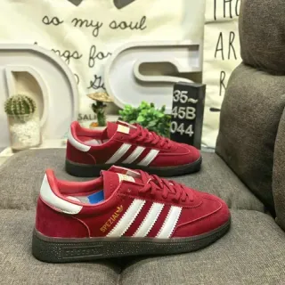 Adidas Spezial Red Suede Lifestyle Sneakers