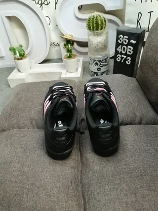 Adidas Superstar Chaussures lifestyle noir et rose 8