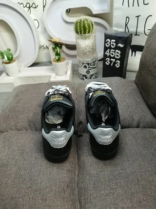 Adidas Superstar Chaussures Lifestyle Noires et Argentées Métalliques 8