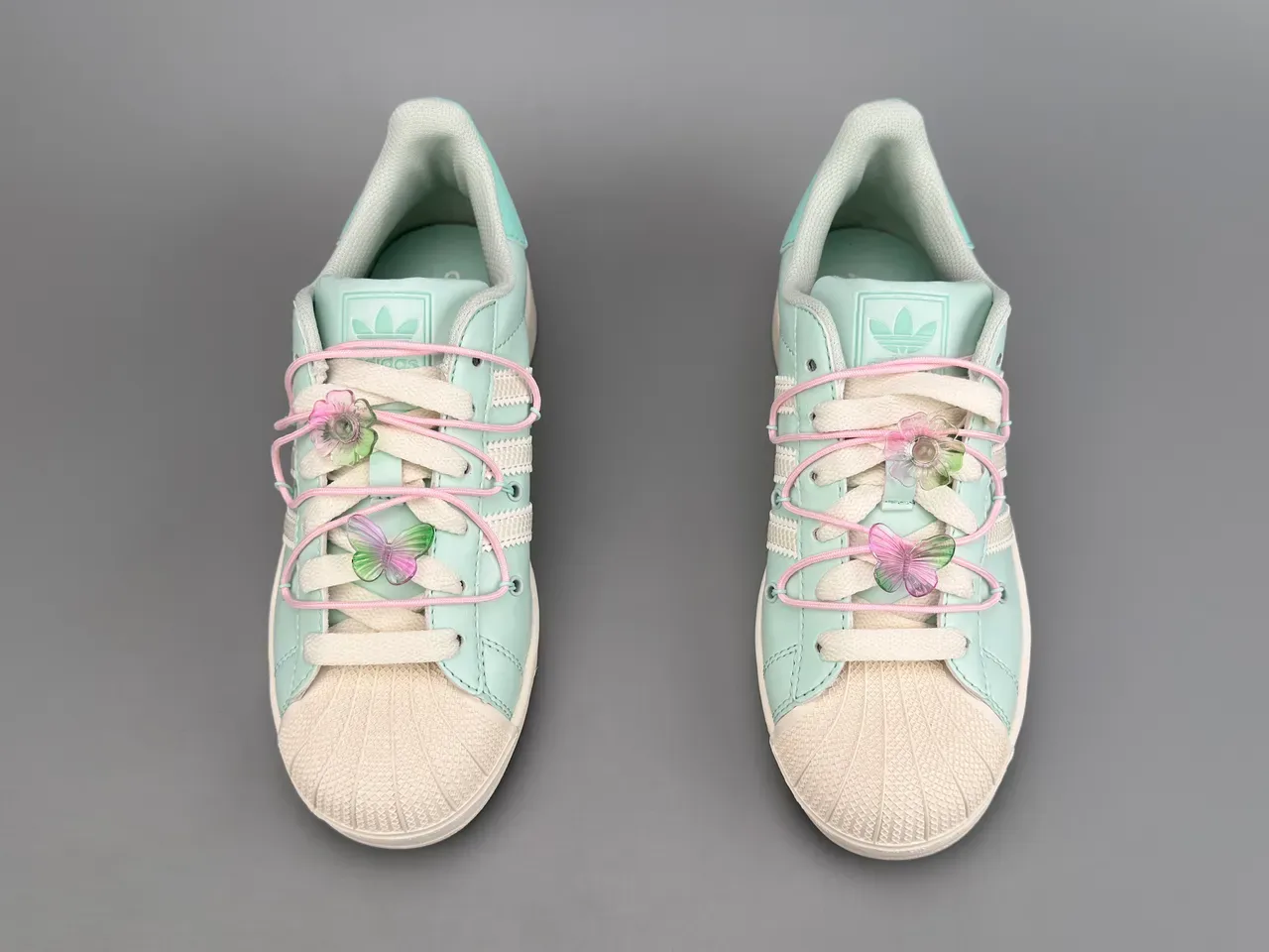 Adidas Superstar Verde Menta Shell-Toe Lifestyle Sneakers 9