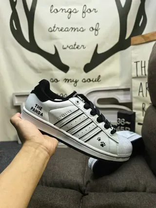 Adidas Superstar The Panda Blanc Noir Chaussures Lifestyle 5