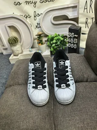 Adidas Superstar The Panda Blanc Noir Chaussures Lifestyle 10