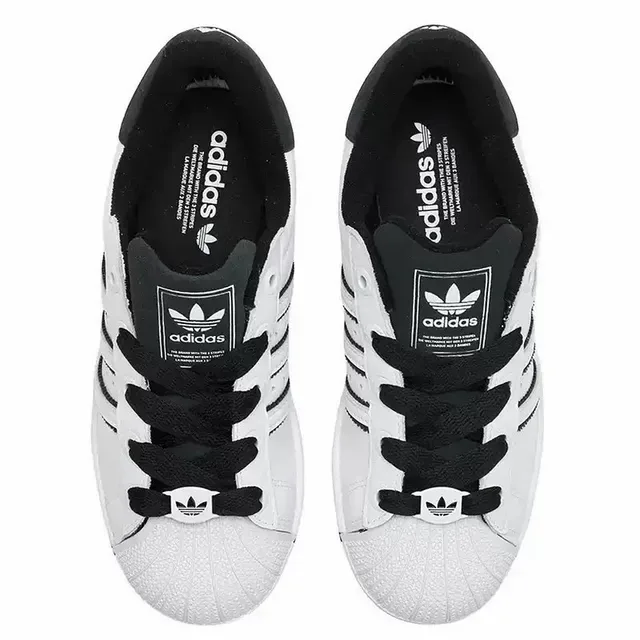Adidas Superstar White and Black Lifestyle Sneakers 9