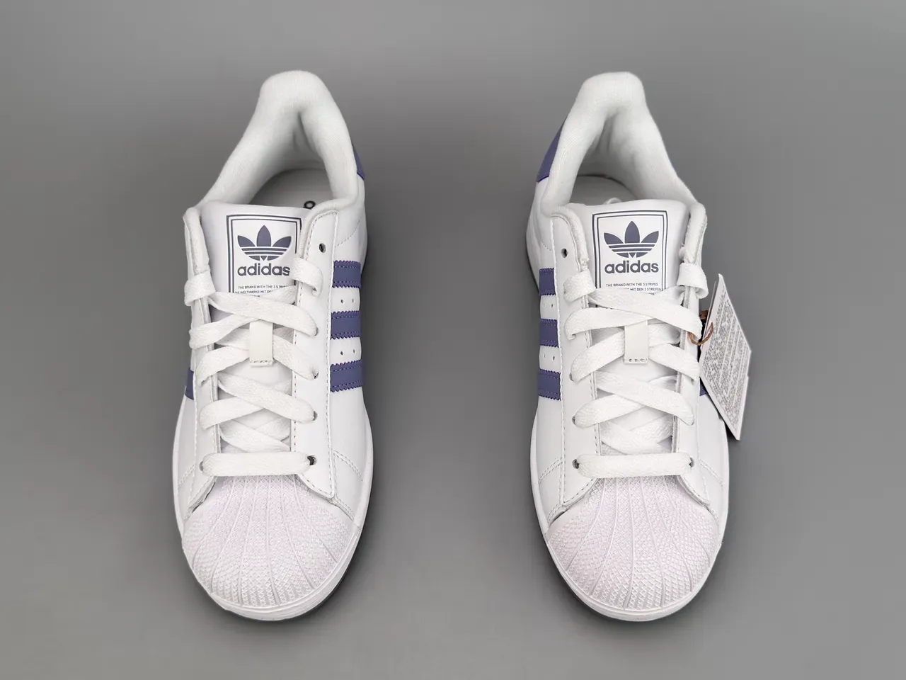 Adidas Superstar Zapatillas Lifestyle Blancas y Moradas 7