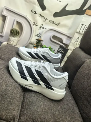 Adidas White Black Mesh Upper Three Stripes Lifestyle Sneakers 7