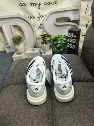 Adidas White Black Mesh Upper Three Stripes Lifestyle Sneakers 8
