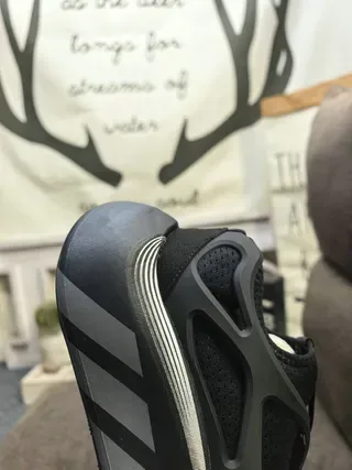 Adidas Tênis Lifestyle Branco Preto Slip-On Construção Estilo Cage Recobrimentos Sintéticos 3