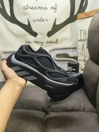 Adidas Tênis Lifestyle Branco Preto Slip-On Construção Estilo Cage Recobrimentos Sintéticos 5