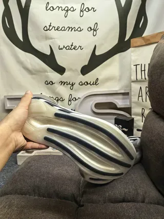 Adidas Tênis Lifestyle Branco Preto Slip-On Construção Estilo Cage Recobrimentos Sintéticos 24