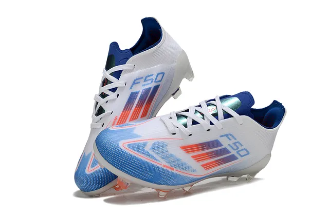 Adidas White Gold 低帮针织鞋面 半透明鞋跟支撑 草地足球鞋 3
