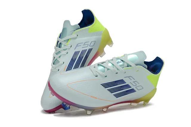 Adidas White Gold 低帮针织鞋面 半透明鞋跟支撑 草地足球鞋 17