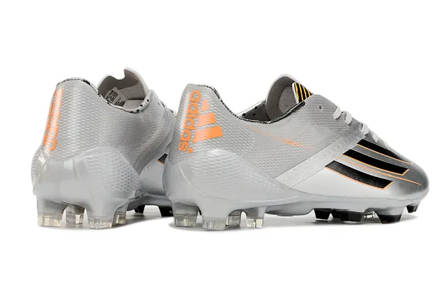 Adidas X Series Metallic Silver Black Orange أحذية كرة القدم للأرض الصلبة 5