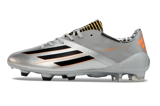 Adidas X Series Metallic Silver Black Orange أحذية كرة القدم للأرض الصلبة 7