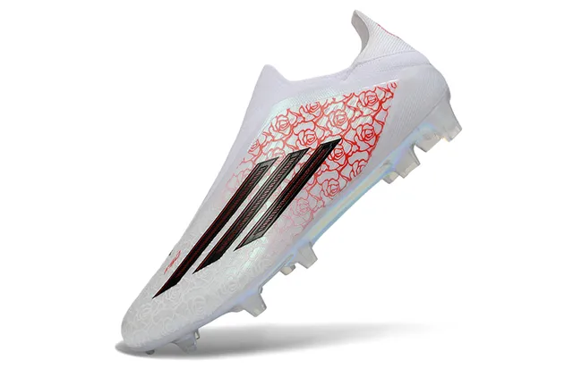 Adidas X Speedflow Branco Vermelho Rosa Sapatos de Futebol para Campo Firme 7