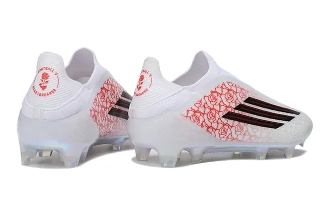 Adidas X Speedflow Branco Vermelho Rosa Sapatos de Futebol para Campo Firme 9