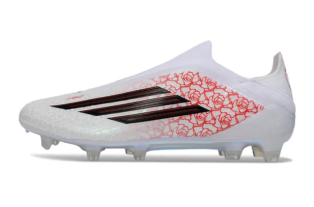 Adidas X Speedflow Branco Vermelho Rosa Sapatos de Futebol para Campo Firme 11