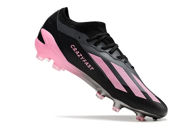 Adidas X Speedportal Black Pink Zapatos de fútbol para terreno firme 2