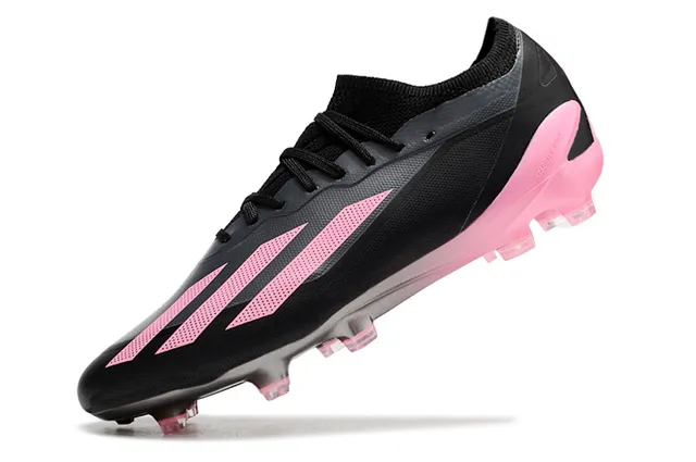 Adidas X Speedportal Black Pink Zapatos de fútbol para terreno firme 3