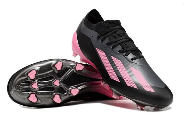 Adidas X Speedportal Black Pink Zapatos de fútbol para terreno firme 4